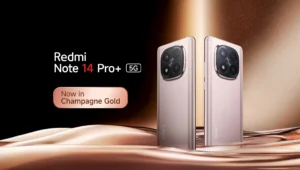 Redmi Note 14 Pro+ 5G full design view front and back – India review
