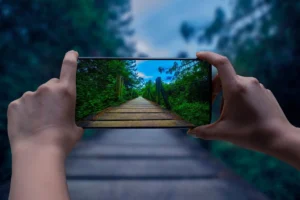 Close-up of Google Pixel 9 rear camera lens