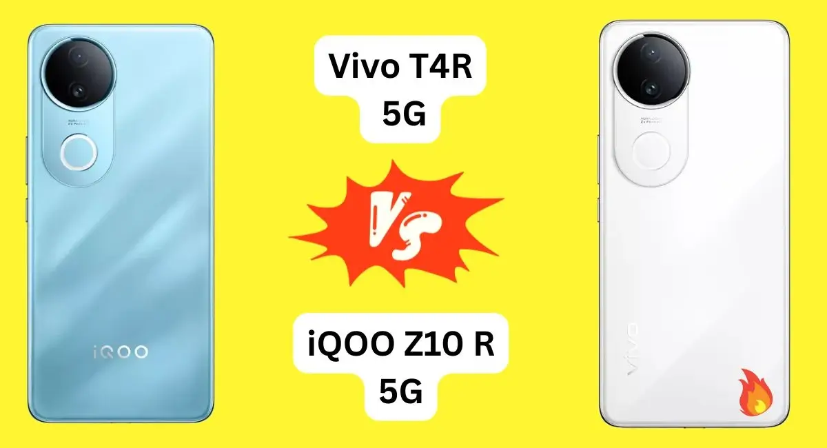 Vivo T4R vs iQOO Z10R real life comparison India