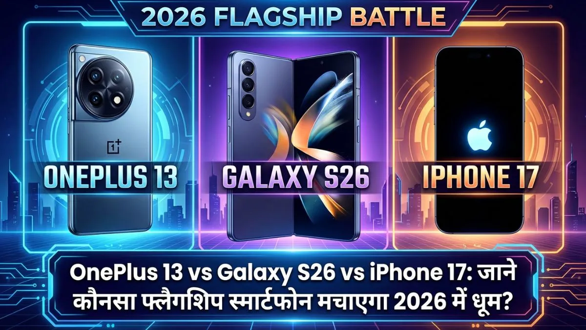 OnePlus 13 vs Galaxy S26 vs iPhone 17