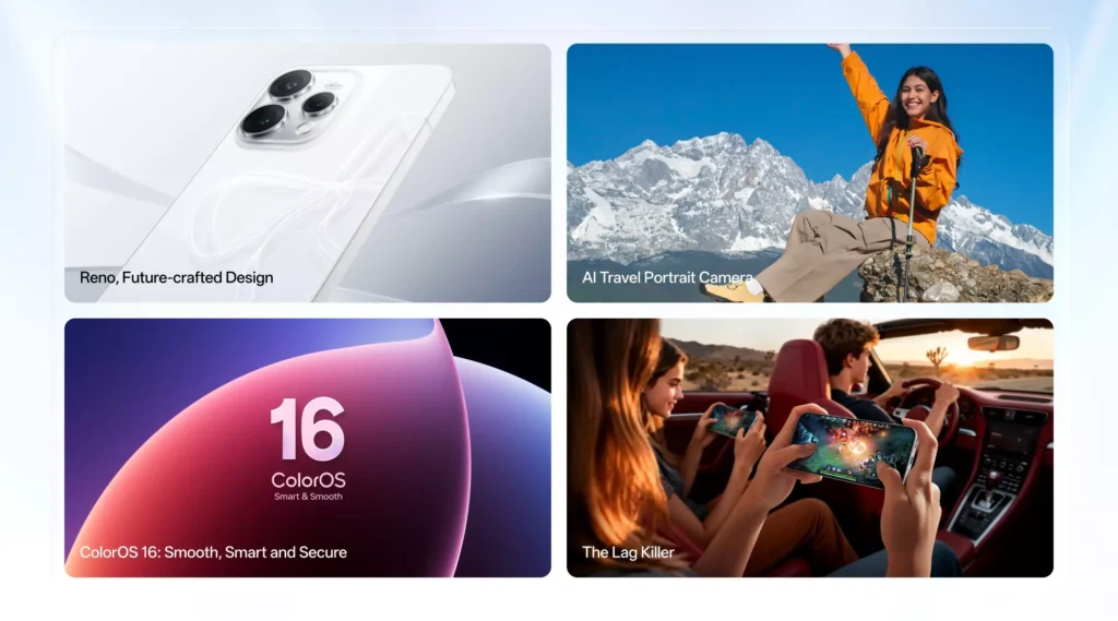 Oppo Reno 15 stylish design look in India review