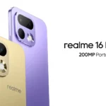 Realme 16 Pro 5G India model showing 200MP camera and big 7000mAh battery design