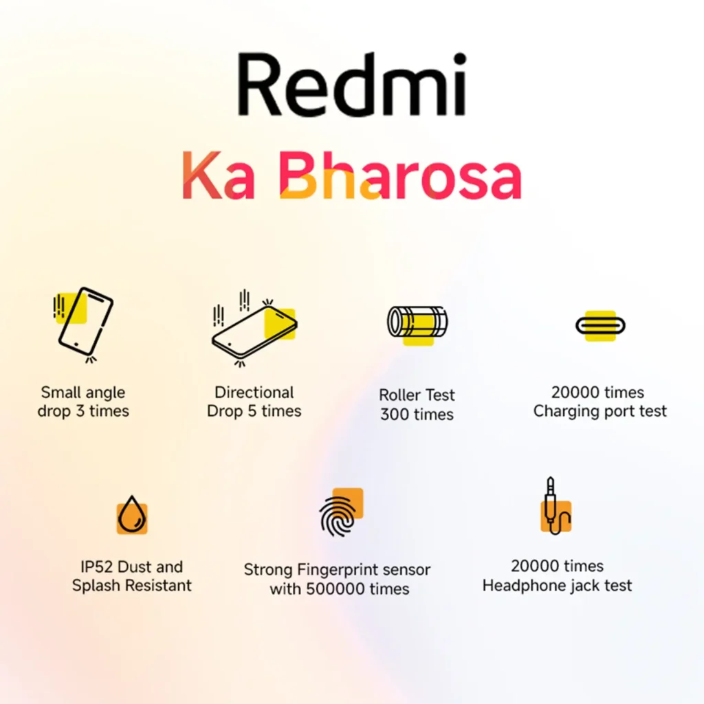Redmi A4 5G vs Redmi A5 battery backup 5160mAh vs 5200mAh comparison