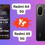 Redmi A4 5G vs Redmi A5 full comparison India price display battery performance difference