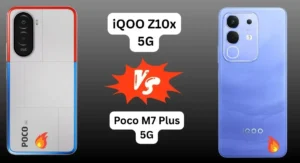 iQOO Z10x 5G vs POCO M7 Plus 5G full comparison 2026 India best budget 5G smartphone