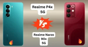 Realme P4x 5G vs Realme Narzo 90X 5G front design comparison in India budget segment