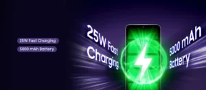Samsung Galaxy F36 5G 5000mAh battery with 25W fast charging
