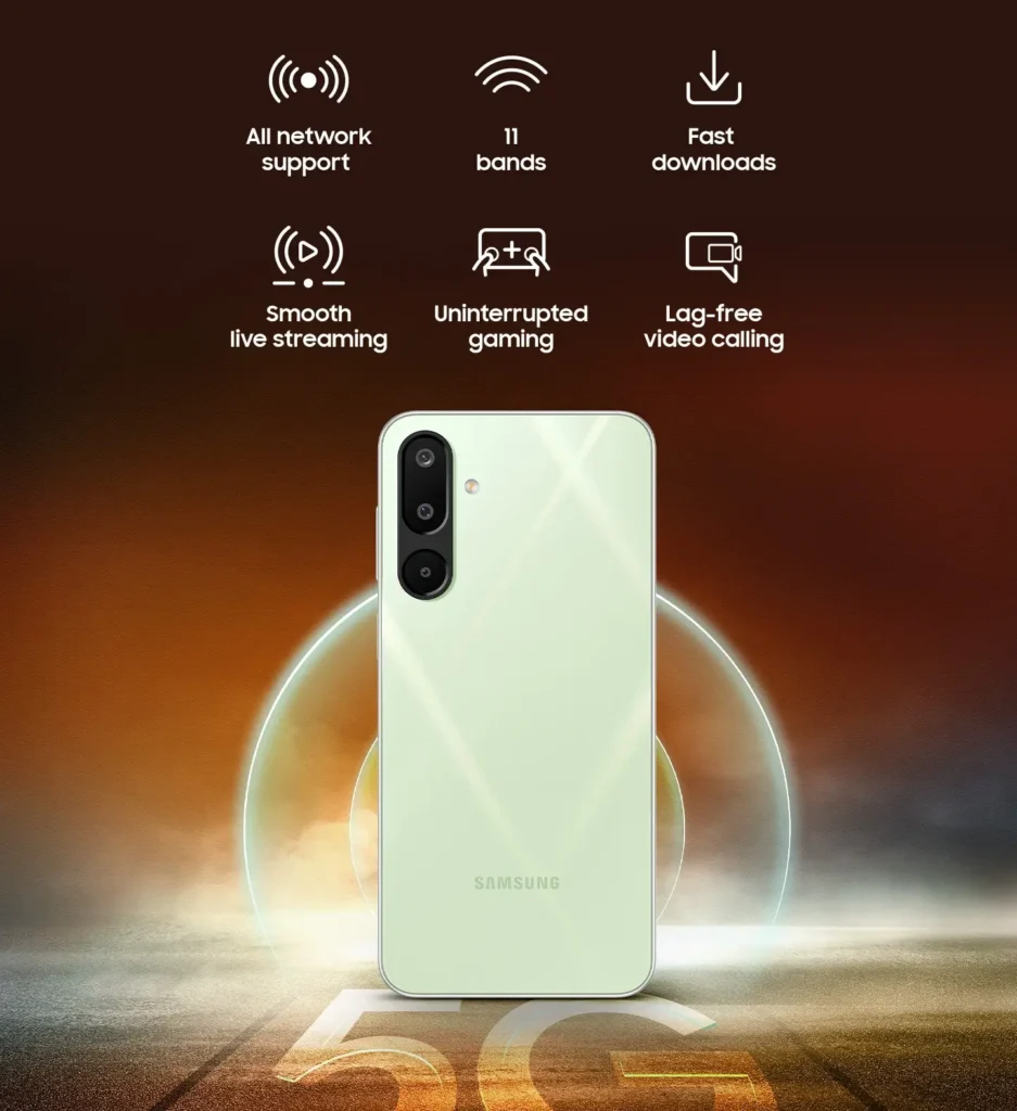 Samsung Galaxy M16 5G supporting 5G network in India