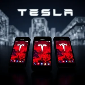 Elon Musk Tesla phone statement not working on smartphone project USA