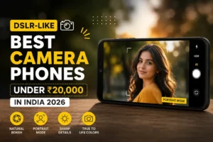 Best camera phones under 20000 in India: Best DSLR-like camera phone under ₹20,000 in India 2026 for portrait photography