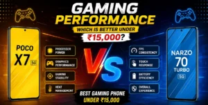 Best Poco vs Realme gaming phone under ₹15,000 in India