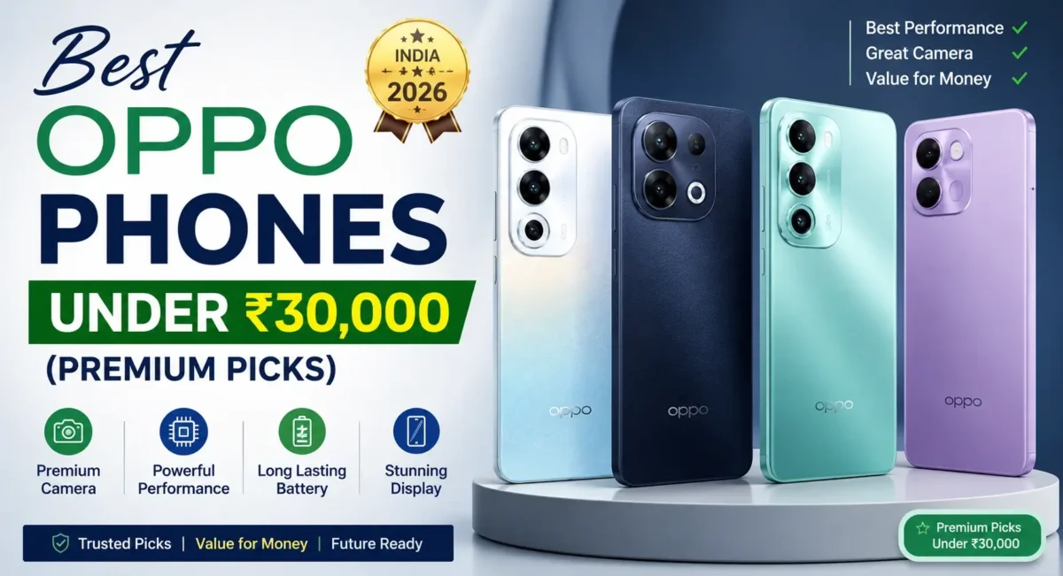 Best Oppo phones under 30000 in India 2026 premium picks