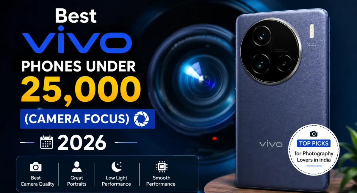 Best Vivo camera phones under 25000 in India 2026 with top photography features