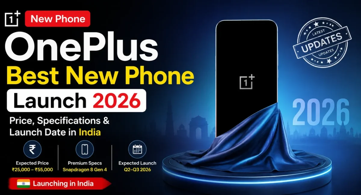OnePlus new phone launch date in India 2026 with expected price and full specifications