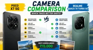 Poco vs Realme camera comparison under ₹15,000