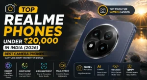 Top Realme camera phones under ₹20000 in India 2026