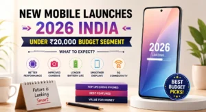 New Mobile Launches 2026 India Under ₹20,000 Budget Segment