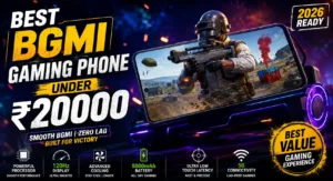 Best BGMI gaming phone under 20000 with smooth frame rates and lag free performance