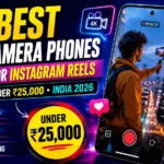 Best camera phones for Instagram Reels under ₹25000 in India 2026