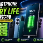Best smartphone for battery life in India 2026 with long lasting battery backup comparison