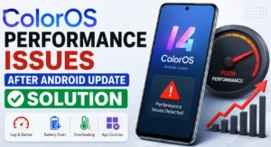 ColorOS performance issues after Android update solution for lag and slow response