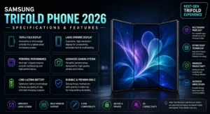 Samsung Trifold Phone 2026 specifications and features