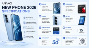 Vivo New Phone 2026 specifications camera setup battery performance and display details