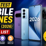 Best latest mobile phones in India 2026 with updated price list and specifications