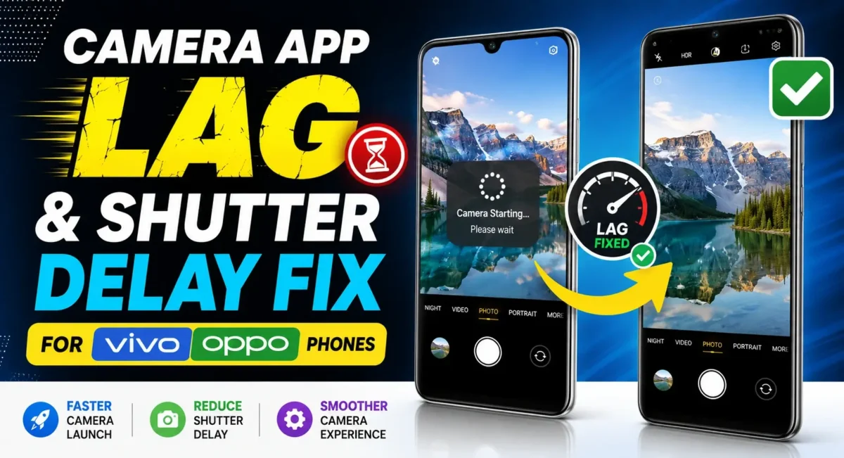 Camera app lag and shutter delay fix on Vivo and Oppo phones with faster camera performance tips