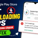 Google Play Store not downloading apps after pending error fix
