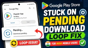 Google Play Store Download Pending Error Fix : Google Play Store stuck on pending download loop fix for India mobile users