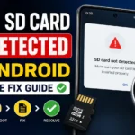 Micro SD card not detected on Android phone fix in India without losing data