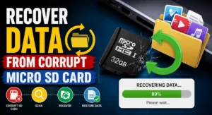 Recover data from corrupt Micro SD card on Android without data loss
