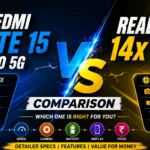 Redmi Note 15 Pro 5G vs Realme 14x 5G Comparison Review