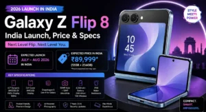 Samsung Galaxy Z Flip 8 India launch price and specifications