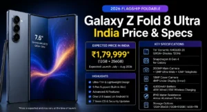 Samsung Galaxy Z Fold 8 Ultra India price and specifications