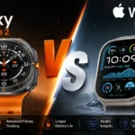 Samsung Galaxy Watch Ultra 2 vs Apple Watch Ultra 3 outdoor smartwatch comparison for battery GPS and display performance