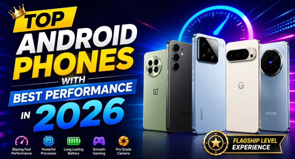 Top Android phones with best performance in 2026 for gaming, multitasking and power users in India