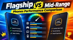 Flagship vs mid-range smartphone performance comparison