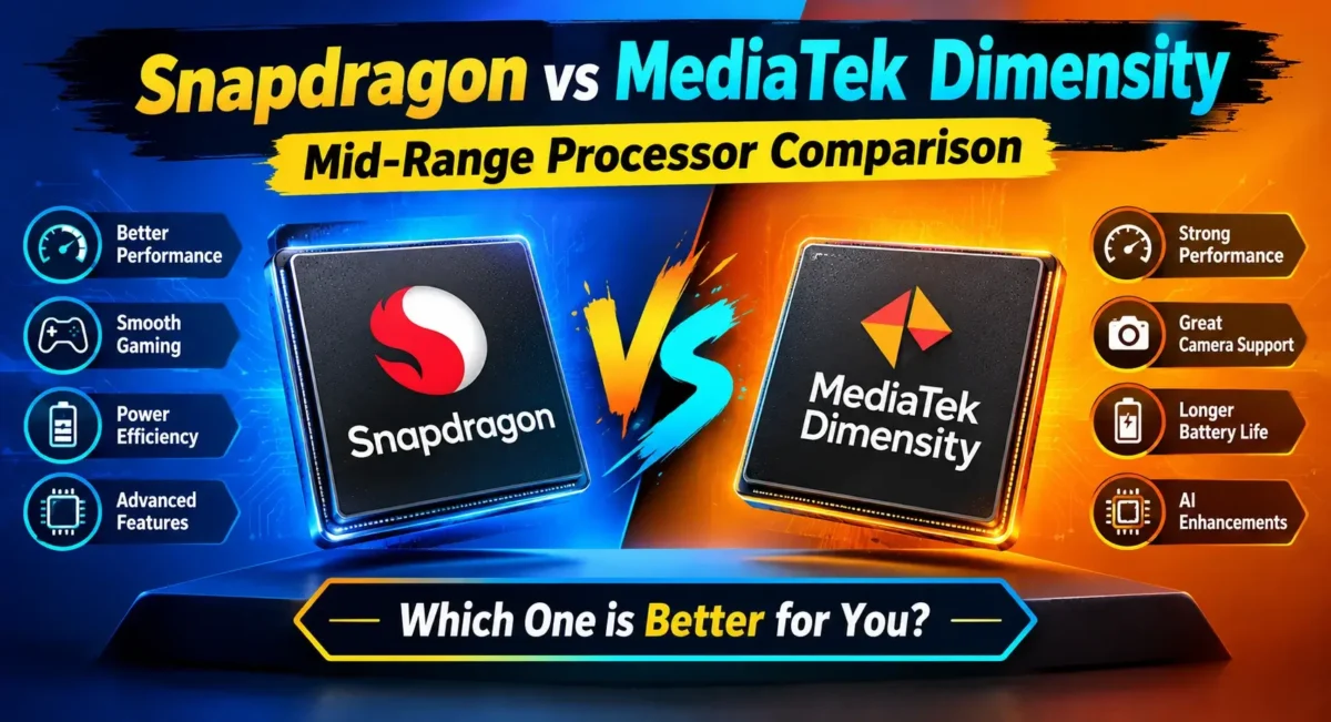 Snapdragon vs MediaTek Dimensity Mid-Range Processor Comparison