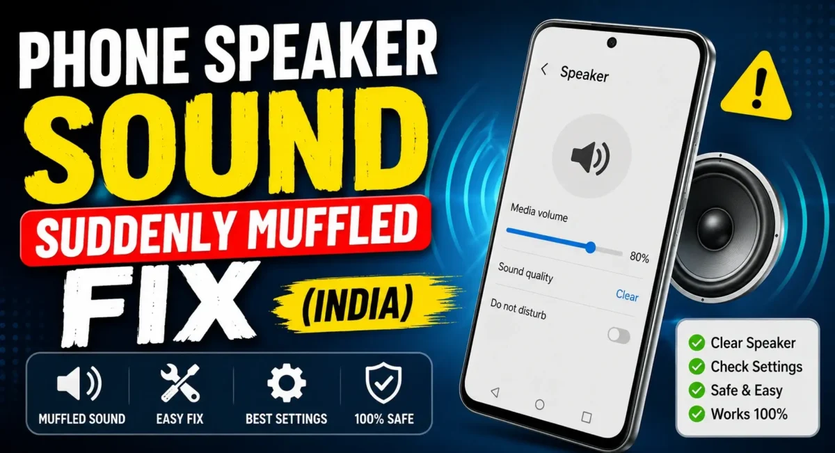 Phone speaker sound suddenly muffled? Learn how to clean a dusty speaker using free sound frequency apps on Android.